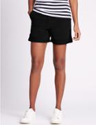 Marks & Spencer Pure Cotton Shorts Black