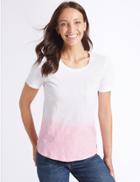 Marks & Spencer Pure Cotton Round Neck Short Sleeve T-shirt Pink