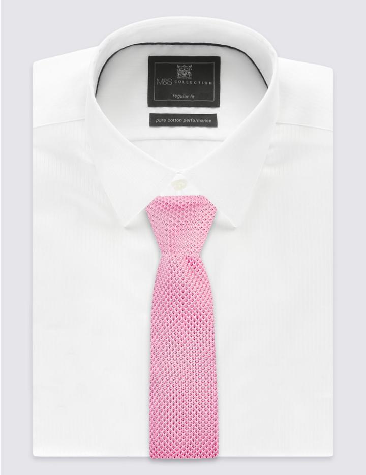 Marks & Spencer Knitted Tie Light Pink