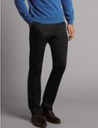 Marks & Spencer Slim Fit Sateen Rich Chinos Black