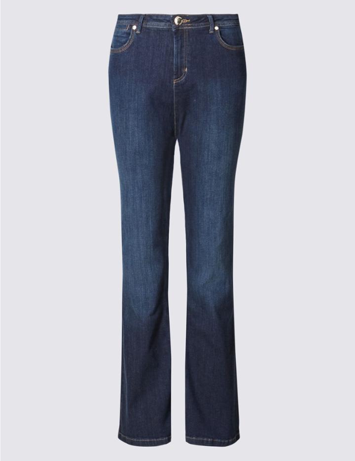 Marks & Spencer Slim Boot Cut Jeans Indigo