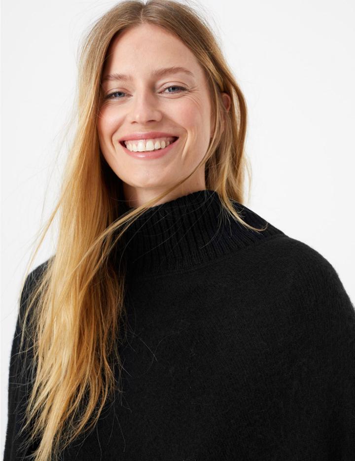 Marks & Spencer High Low Poncho Black