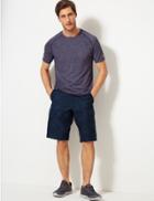 Marks & Spencer Printed Trekking Shorts With Stormwear&trade; Grey Mix
