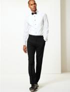 Marks & Spencer Black Tailored Fit Trousers