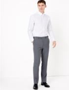 Marks & Spencer The Ultimate Grey Slim Fit Trousers Grey
