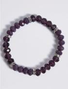 Marks & Spencer Glass Bracelet Purple
