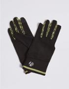 Marks & Spencer Printed Running Gloves Lime Mix