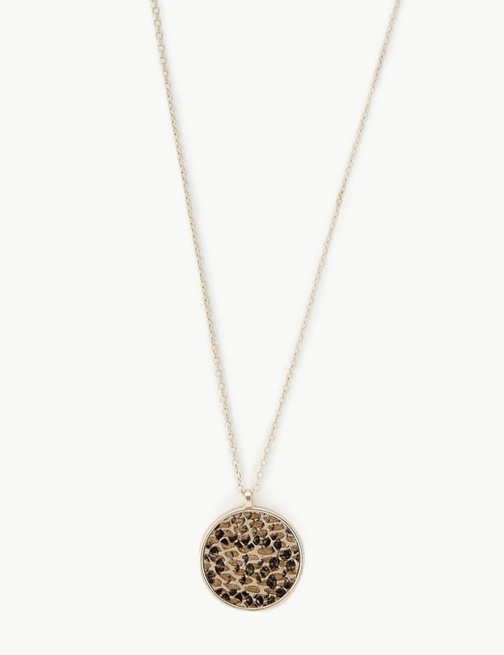 Marks & Spencer Skin Kind&trade; Pendant Necklace Tan