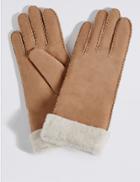 Marks & Spencer Leather Gloves Tan
