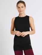 Marks & Spencer Seamless Round Neck Vest Black