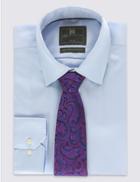 Marks & Spencer Pure Silk Paisley Print Tie Fuchsia