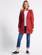 Marks & Spencer Ripstop Parka With Stormwear&trade; Rouge