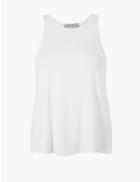 Marks & Spencer Racer Back Vest Top White