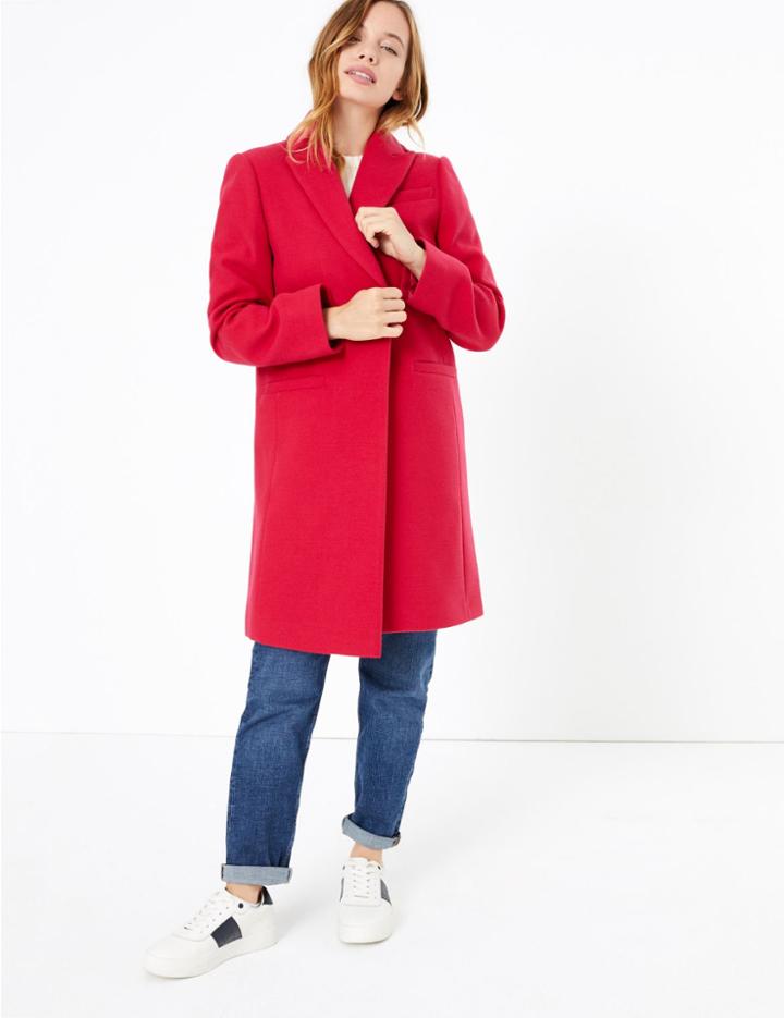 Marks & Spencer Petite Classic Overcoat Rowan