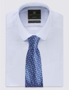 Marks & Spencer Textured Tie Blue Mix