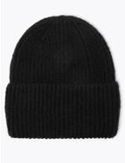 Marks & Spencer Alpaca & Wool Beanie Black