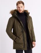 Marks & Spencer Parka With Stormwear&trade; Olive