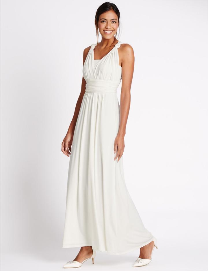 Marks & Spencer Multiway Strap Maxi Dress Ivory