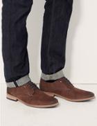 Marks & Spencer Leather Lace-up Derby Shoes Dark Tan