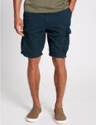 Marks & Spencer Pure Cotton Authentic Cargo Shorts Navy