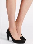 Marks & Spencer Stiletto Point Court Shoes With Insolia&reg; Black