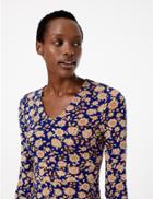 Marks & Spencer Floral Print Jersey Fit & Flare Midi Dress