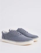 Marks & Spencer Lace-up Pump Shoes Chambray