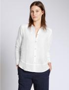 Marks & Spencer Pure Linen Long Sleeve Shirt White