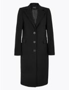 Marks & Spencer Tailored Coat Black