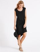 Marks & Spencer Side Knot Vest Dress Black