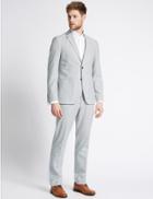 Marks & Spencer Linen Blend Jacket Light Grey