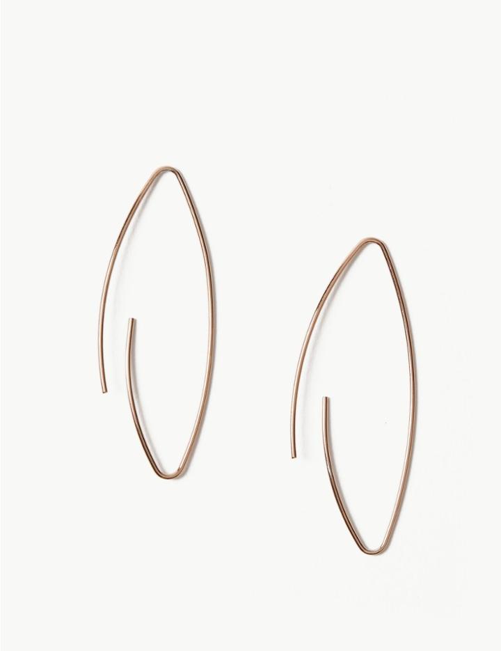 Marks & Spencer Refined Hoop Earrings Rose
