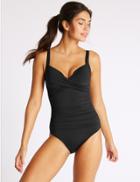 Marks & Spencer Secret Slimming&trade; Non-wired Longer Length Swimsuit Black