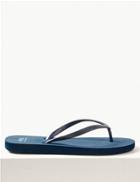 Marks & Spencer Open Toe Glitter Flip-flops Sandals Navy