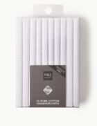 Marks & Spencer 10 Pack Pure Cotton Handkerchiefs With Sanitized Finish White