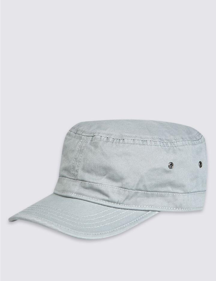 Marks & Spencer Panelled Hat Light Grey