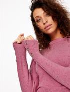 Marks & Spencer Volume Sleeve Jumper Cool Pink