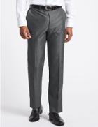 Marks & Spencer Grey Regular Fit Trousers Grey
