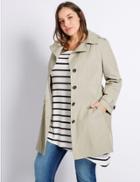 Marks & Spencer Plus Trench Coat With Stormwear&trade; Pebble