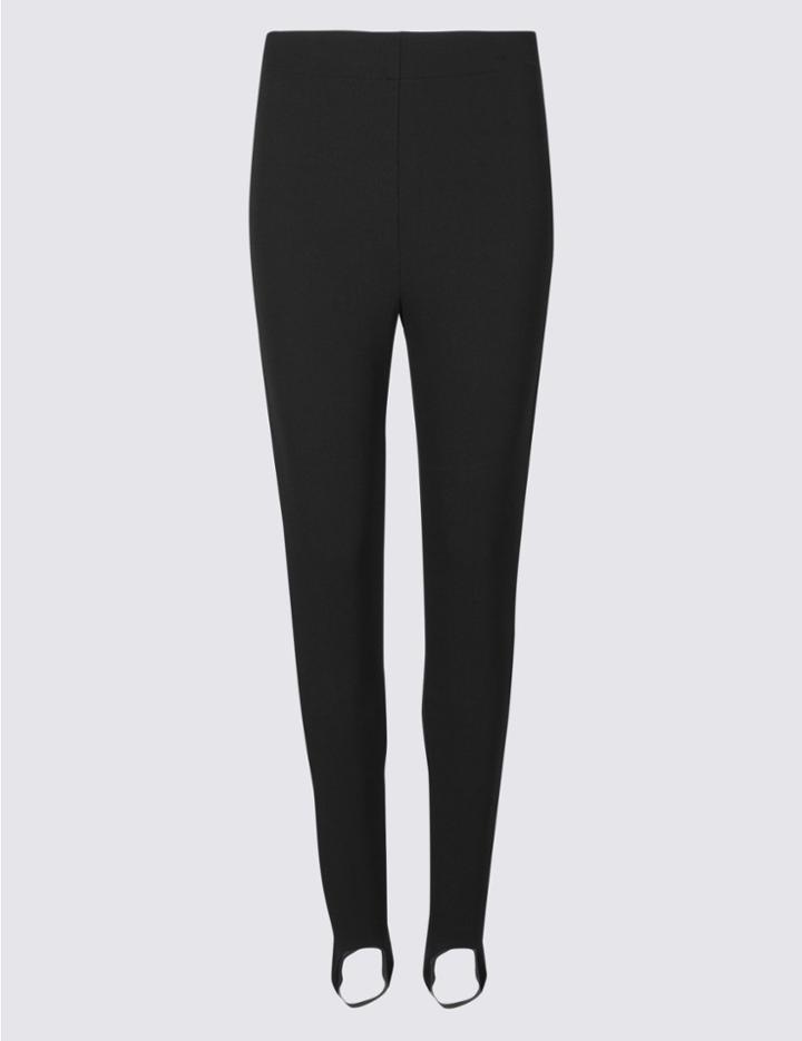 Marks & Spencer Textured Skinny Leg Ski Pants Black
