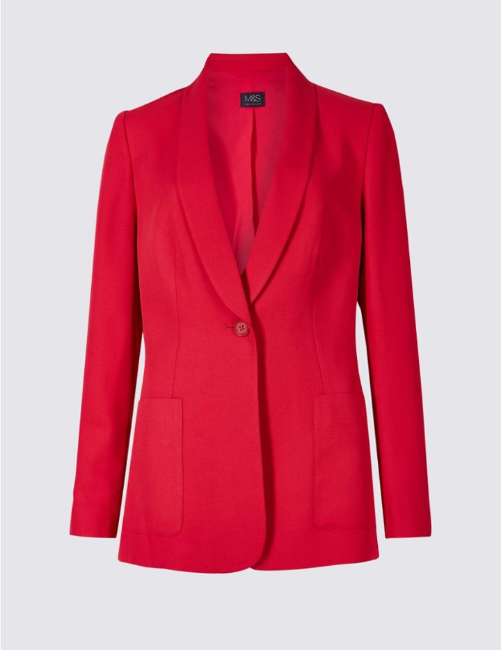 Marks & Spencer Single Breasted Blazer Lipstick