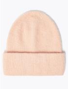 Marks & Spencer Ribbed Beanie Hat Pink