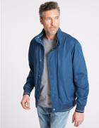 Marks & Spencer Lightweight Bomber Jacket With Stormwear&trade; Sky Blue