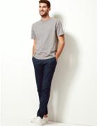 Marks & Spencer Slim Fit Chinos With Stretch Indigo