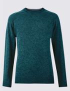 Marks & Spencer Pure Lambswool Jumper Teal