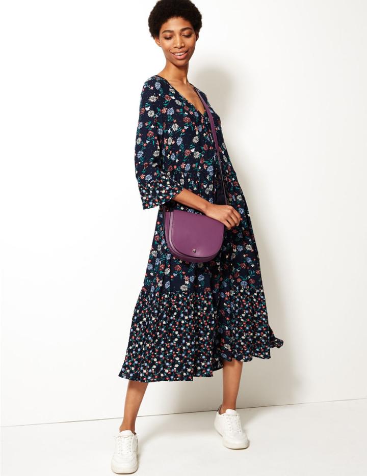 Marks & Spencer Cross Body Bag Magenta