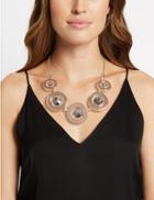 Marks & Spencer Gem Ring Collar Necklace Cream Mix