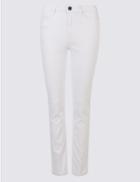 Marks & Spencer Sculpt & Lift Roma Rise Slim Leg Jeans Soft White
