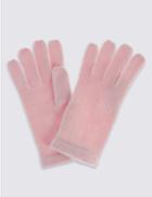Marks & Spencer Knitted Gloves Soft Pink