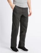 Marks & Spencer Regular Fit Super Lightweight Chinos Charcoal